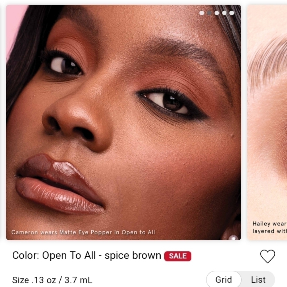BRAND NEW IN BOX ONE SIZE BY PATRICK STARRR MATTE EYE POPPER IN "OPEN TO…